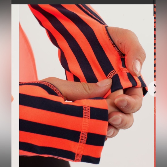 🍋LULULEMON FORME JACKET-LIGHT FLARE/CLASSIC STRIPE INKWELL-4🍋 - Picture 13 of 15